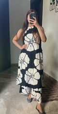 Monochrome Bloom Co-ord Set
