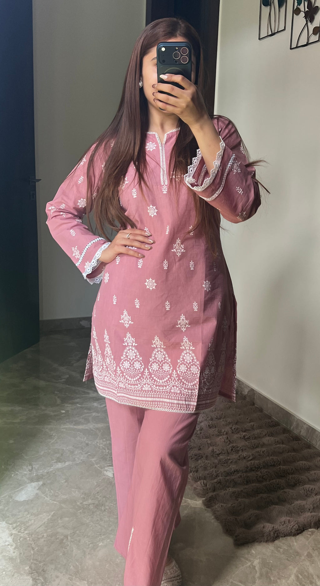 Blush  Pink Summer Cotton Set