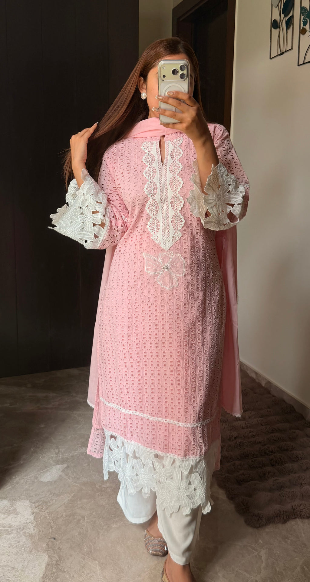 Blush Petal Lace Summer Set