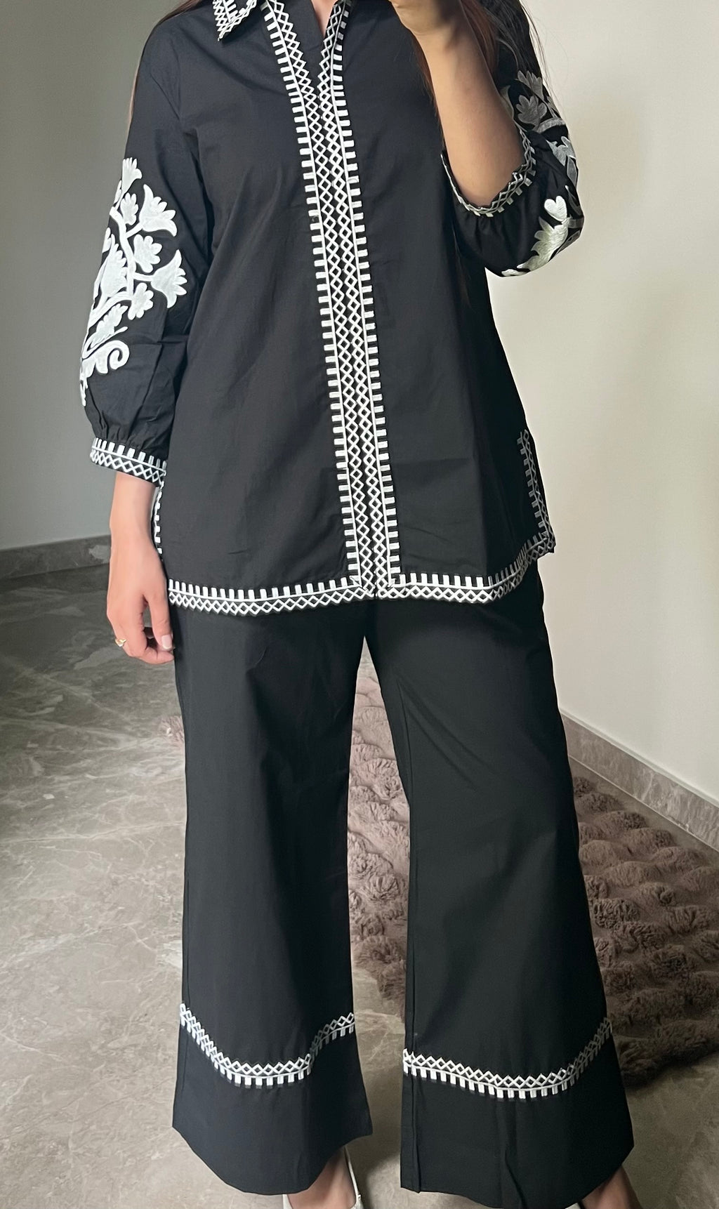 Noir Elegance Co-ord Set