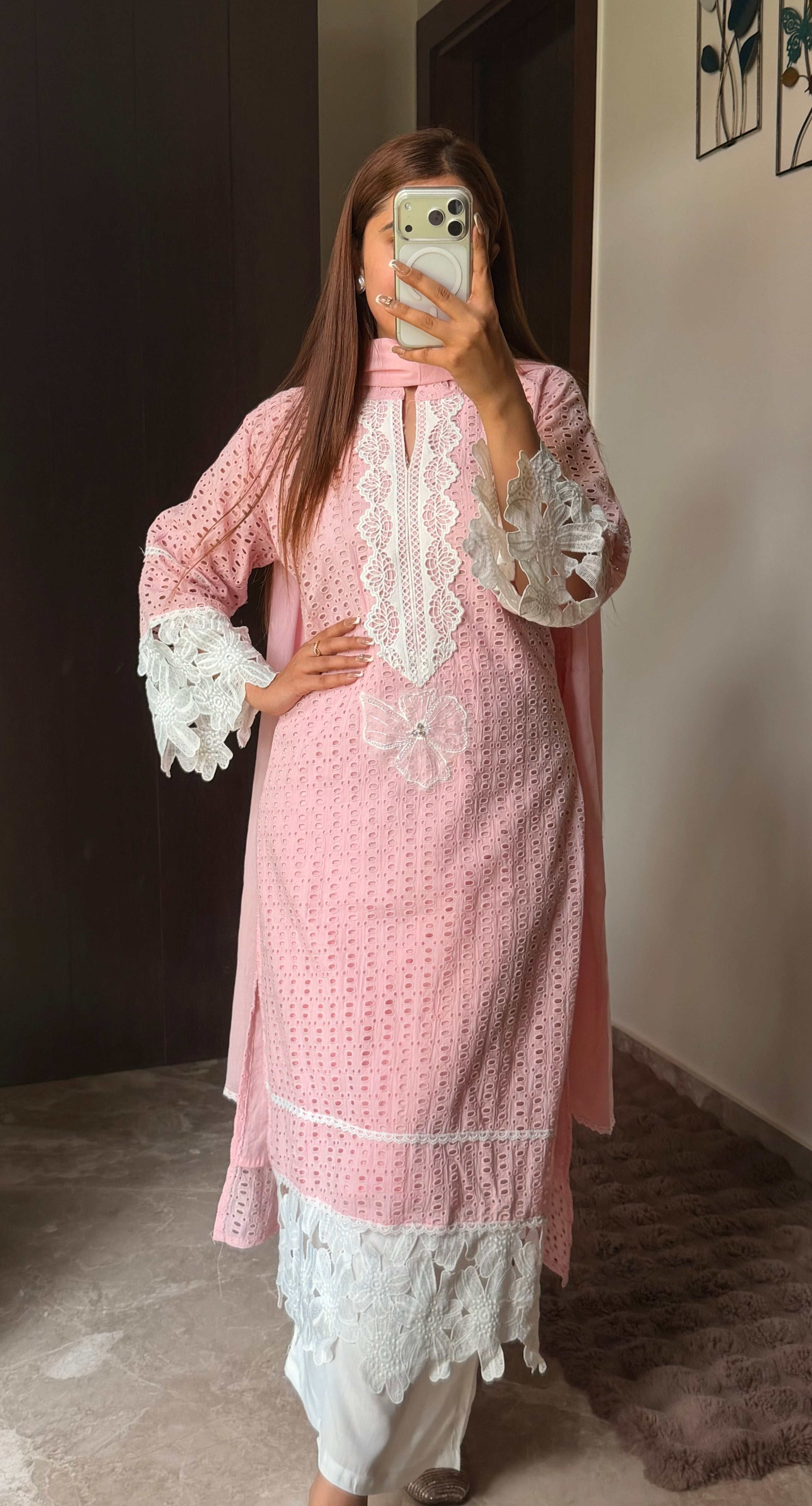 Blush Petal Lace Summer Set