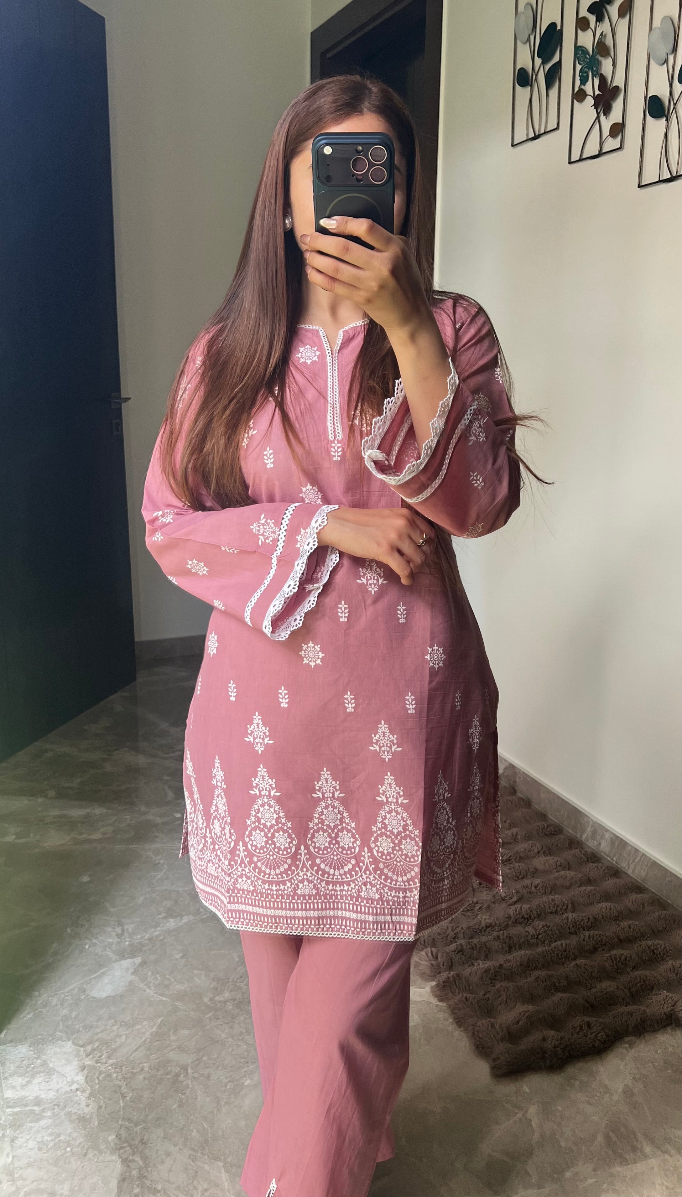 Blush  Pink Summer Cotton Set