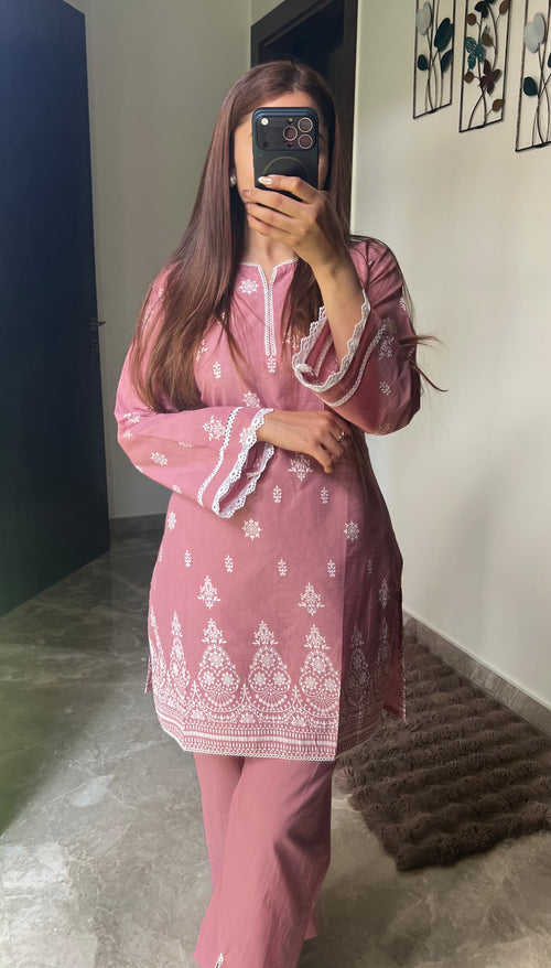 Blush  Pink Summer Cotton Set