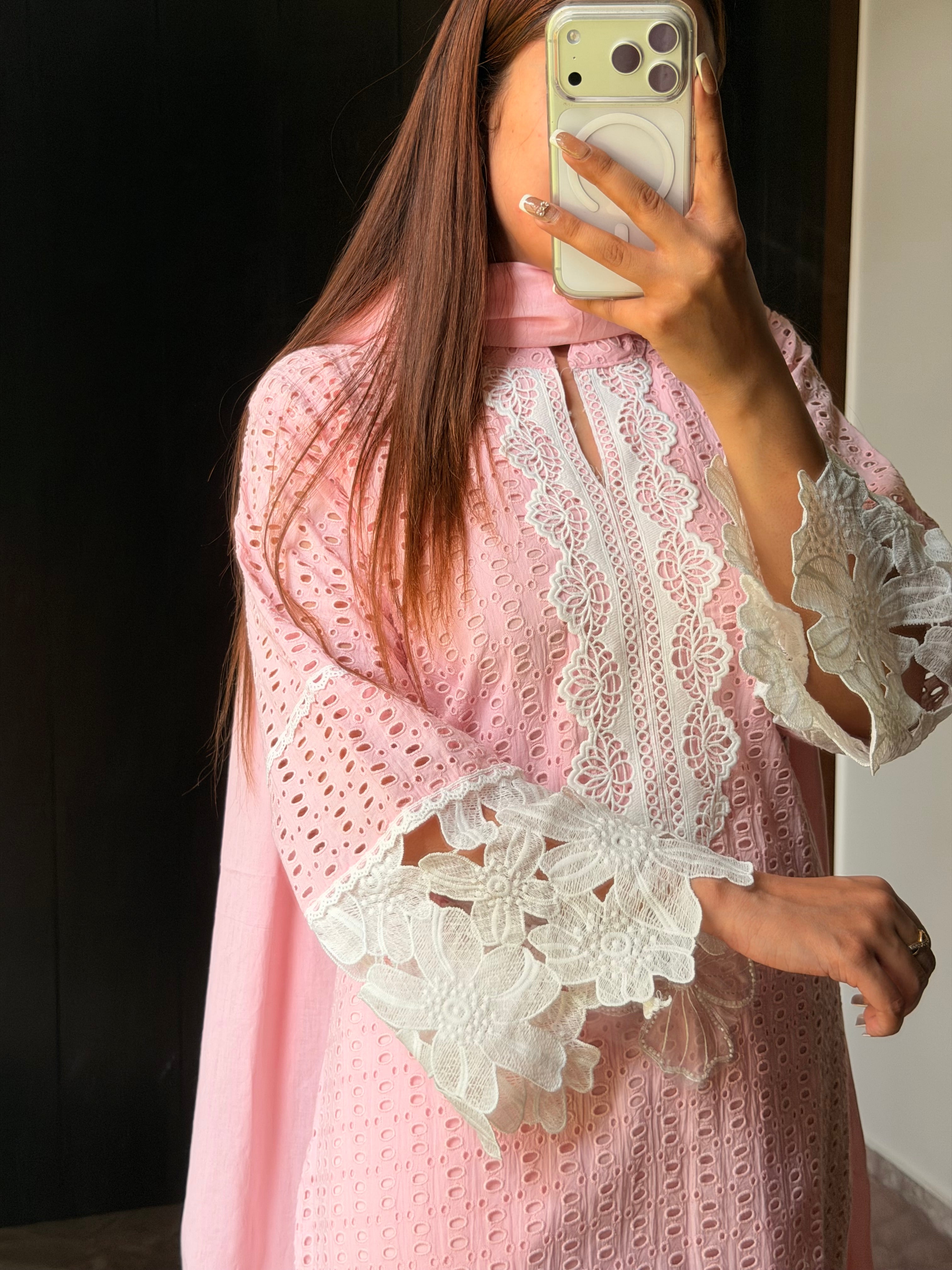Blush Petal Lace Summer Set