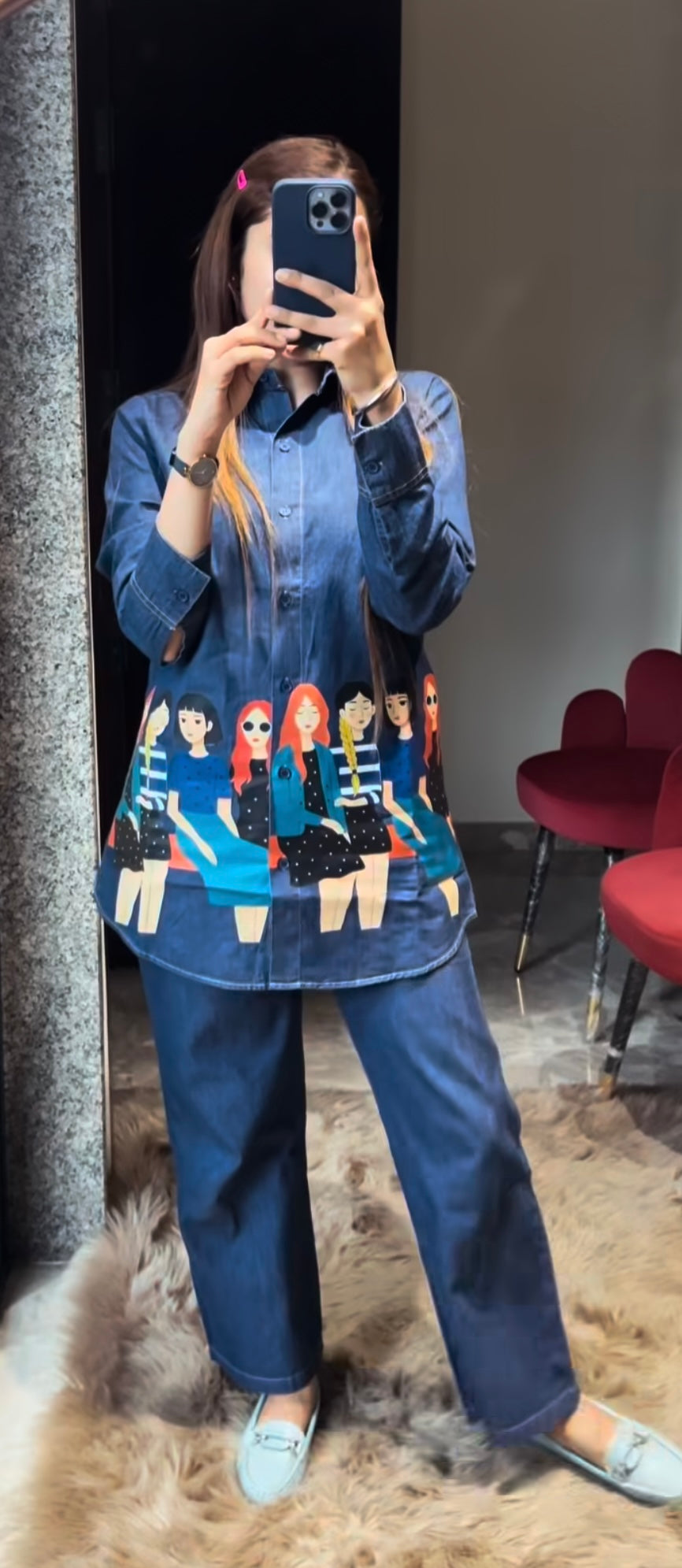 Ink Rebel Denim Co-ord Set