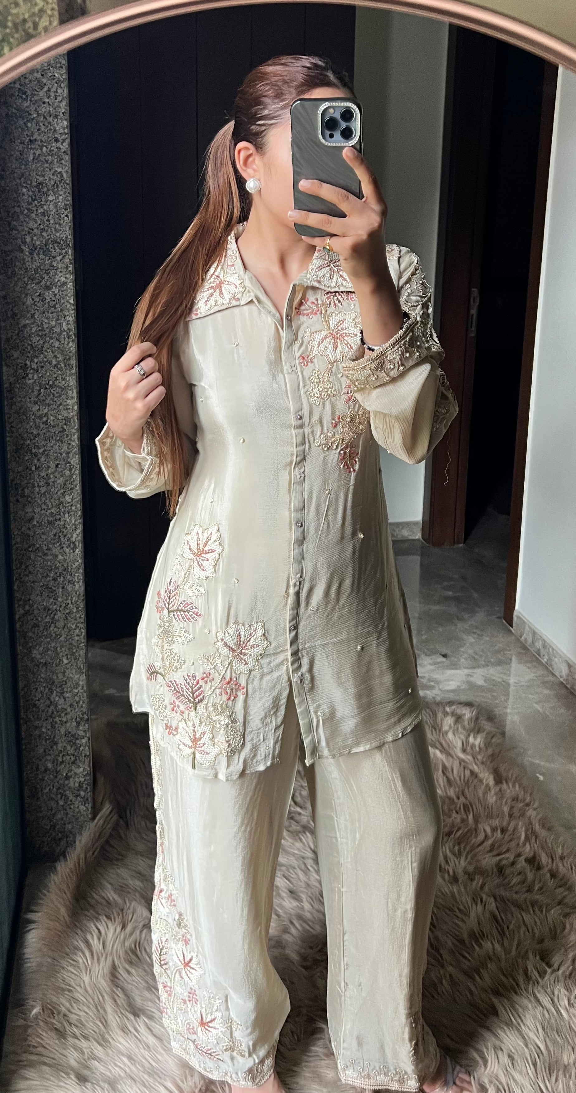 Ivory Bloom Co-ord Set
