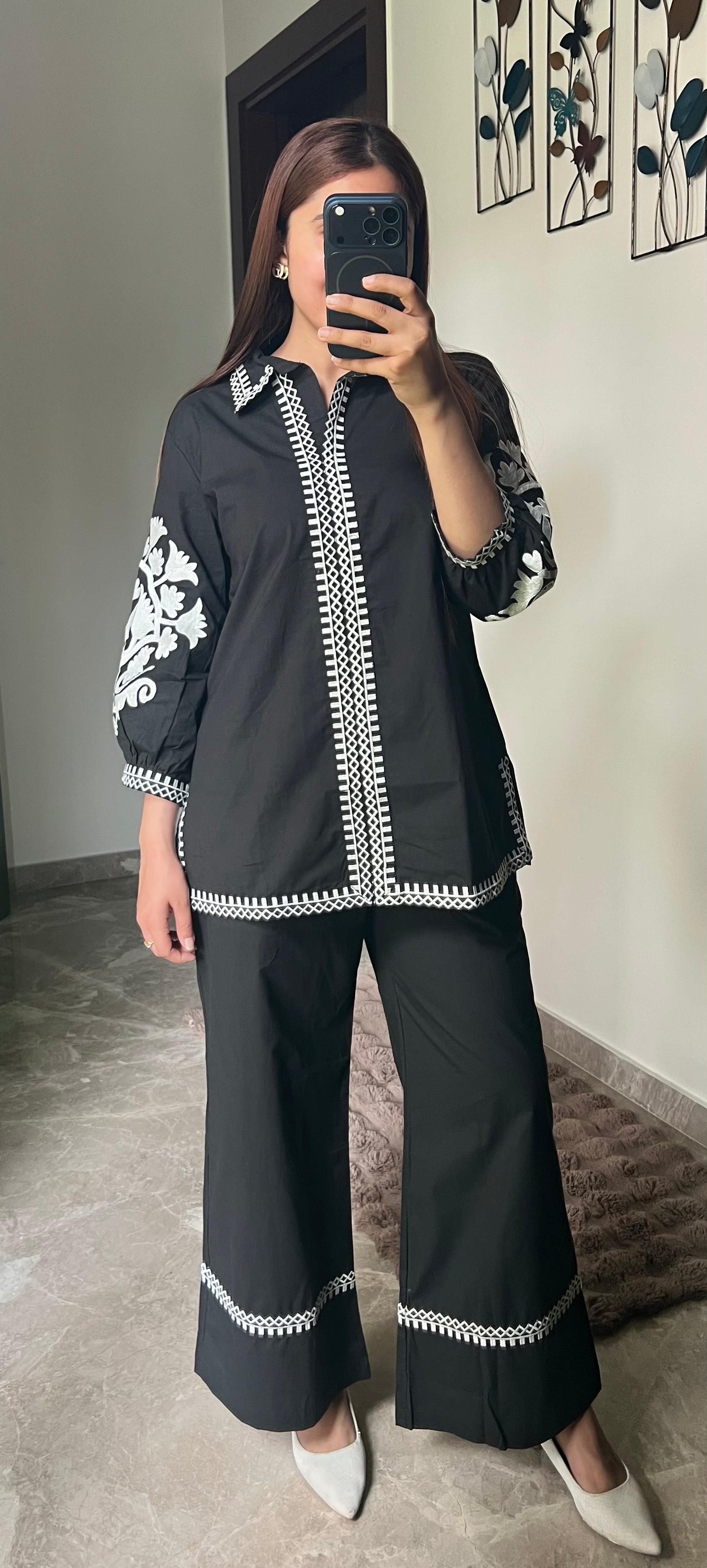 Noir Elegance Co-ord Set