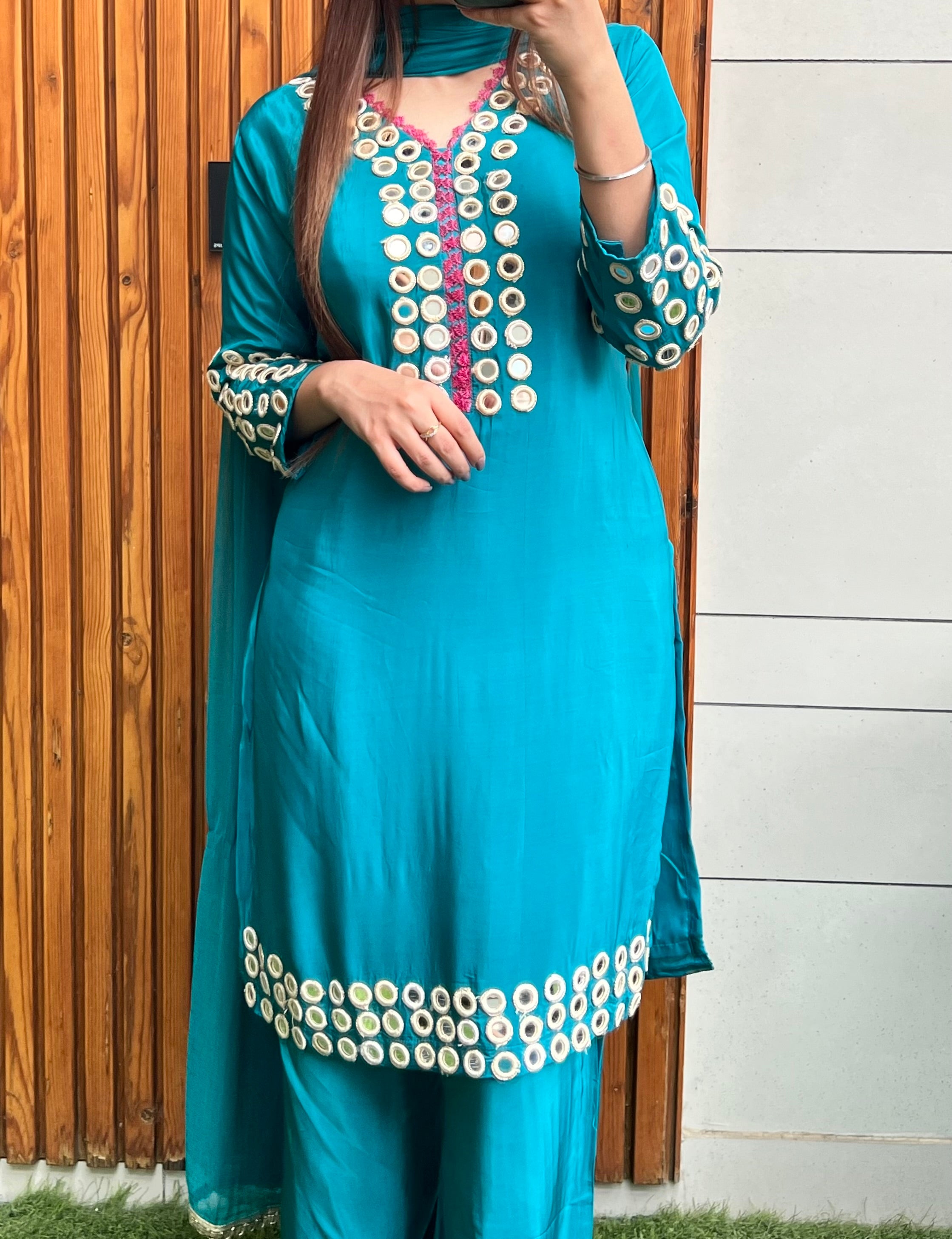 Meher Mirror Blue Set