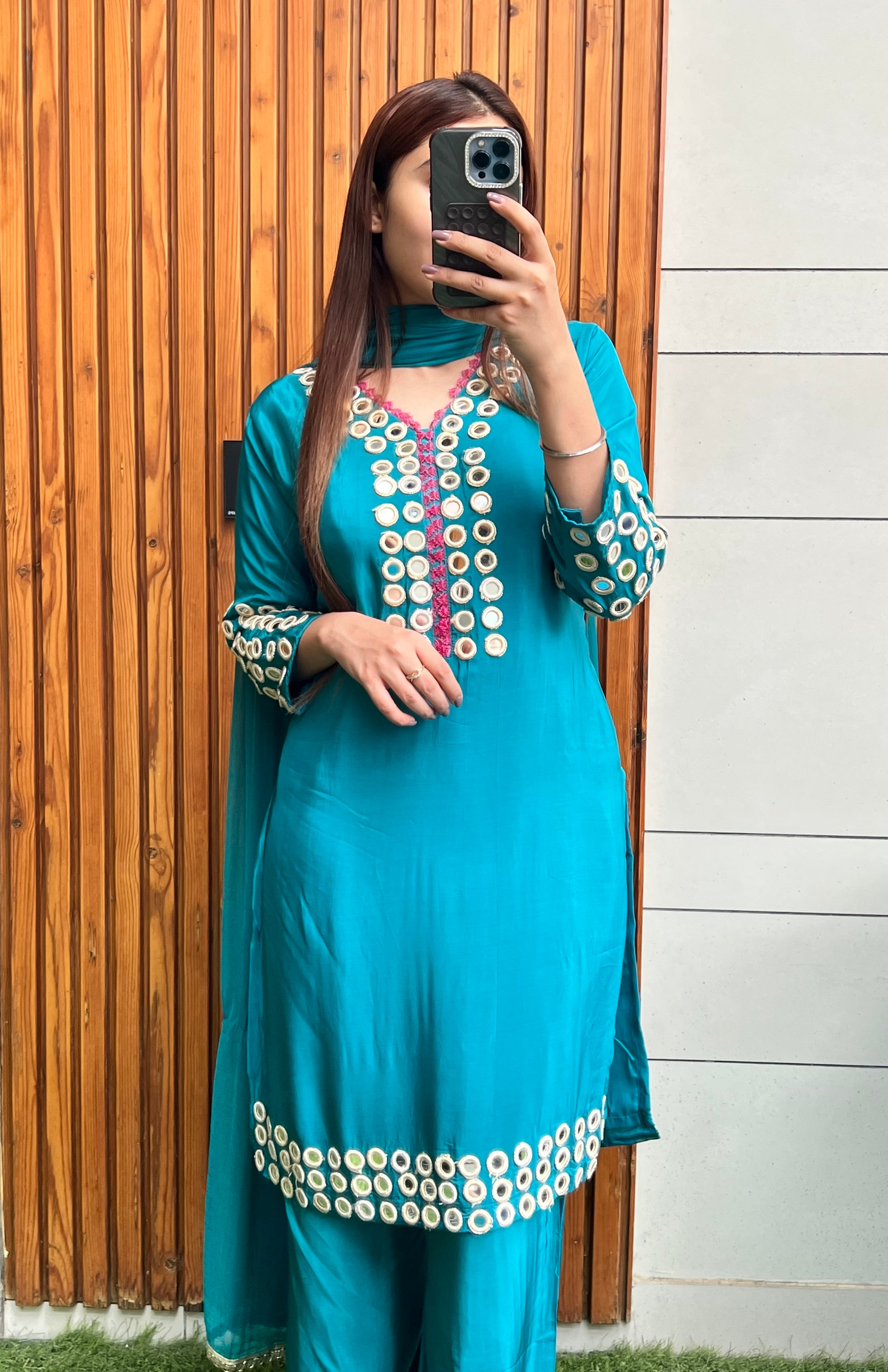 Meher Mirror Blue Set