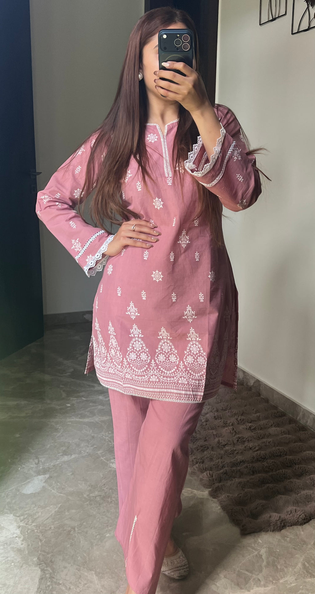 Blush  Pink Summer Cotton Set