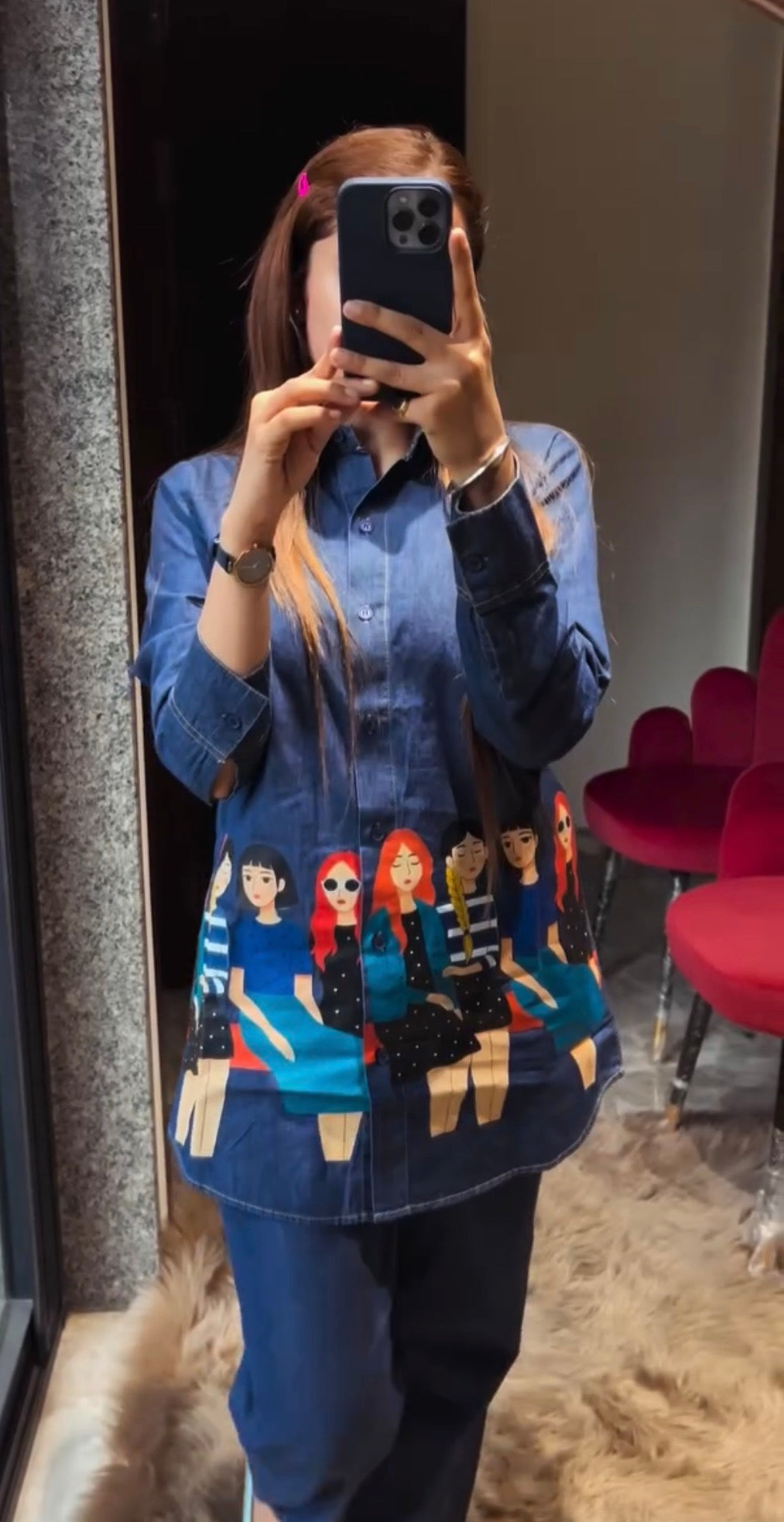 Ink Rebel Denim Co-ord Set