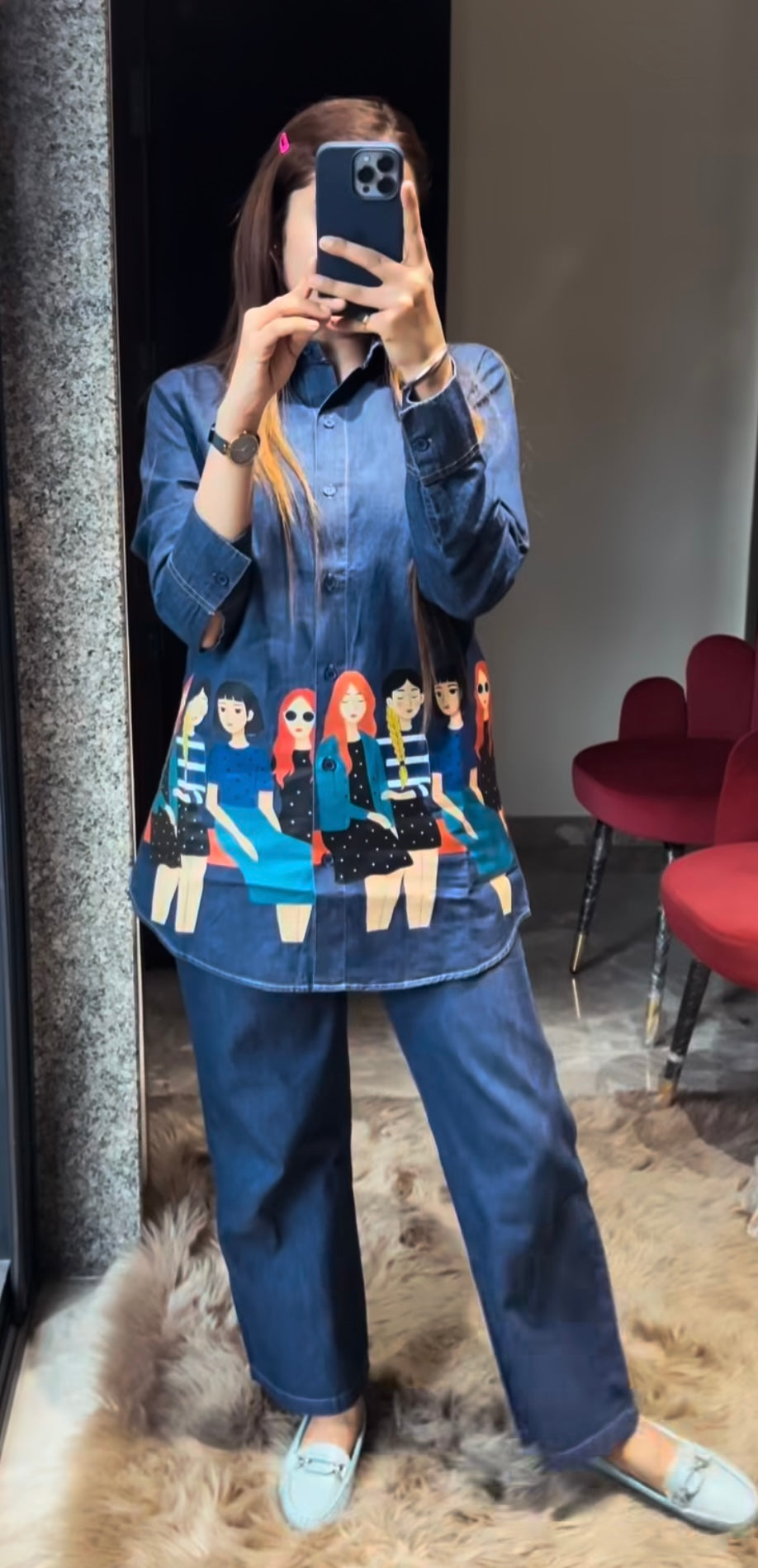 Ink Rebel Denim Co-ord Set