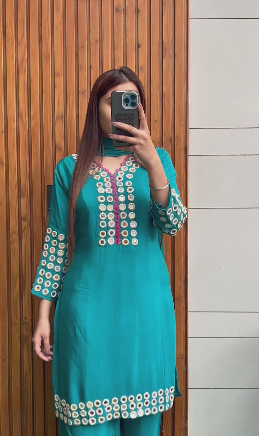 Meher Mirror Blue Set