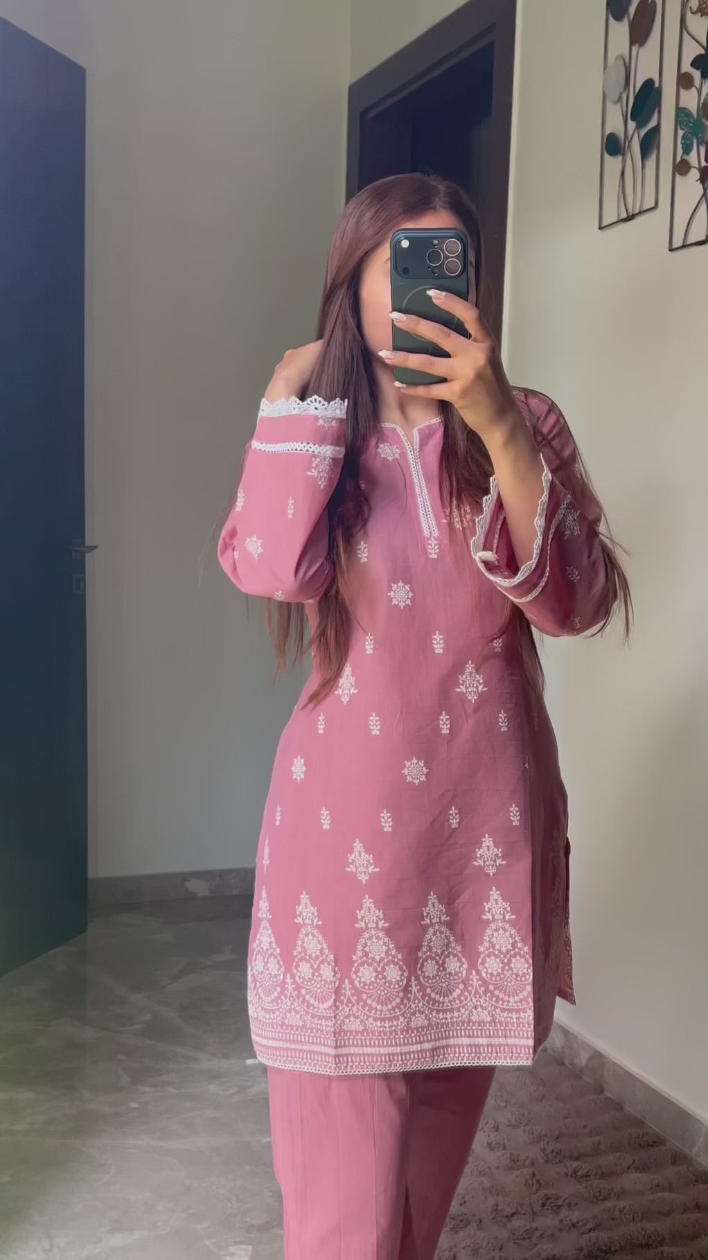 Blush  Pink Summer Cotton Set